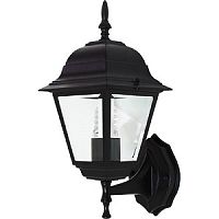 Светильник садово-парковый Feron "Четыре грани" большой 4201 220В 100Вт E27 IP44 Черный картинка 